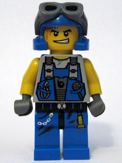 LEGO Minifigure-Power Miner: Engineer, Goggles-Power Miners-PM014-Creative Brick Builders